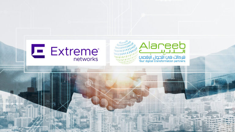 اعلان التعاون مع Extreme Networks